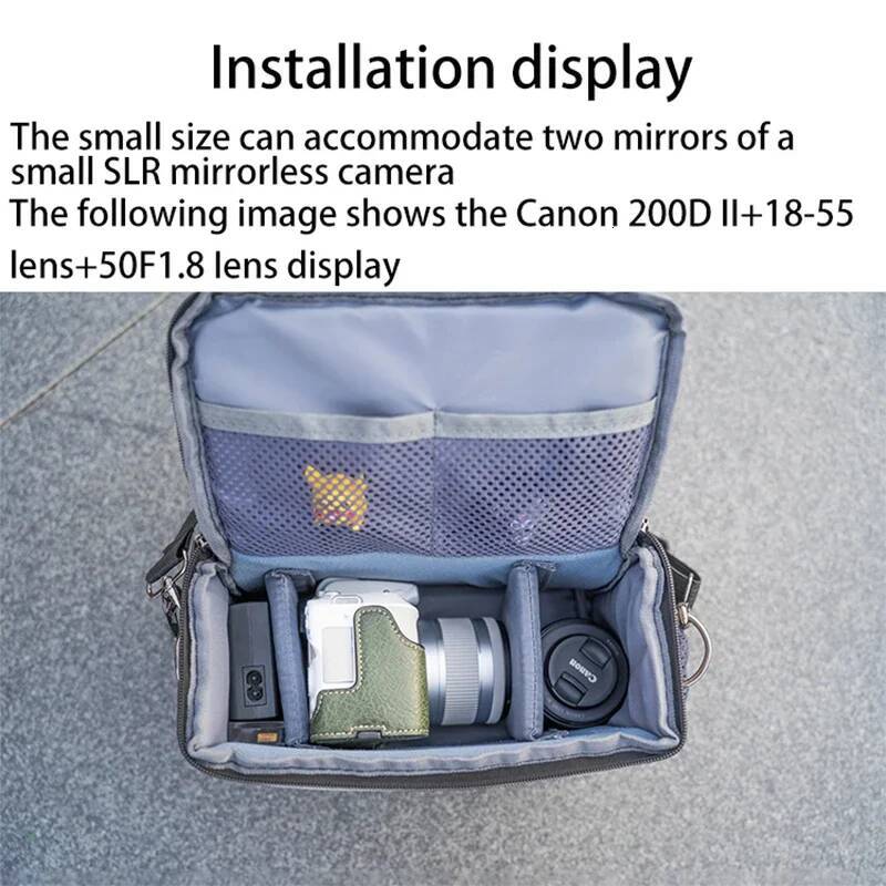 high-quality FOR Outdoor Waterproof Camera Bag Multifunctional shoulder bag For Canon EOS R100 R50 R10 R8 R7 R6 RP 250D 200D M200 M50