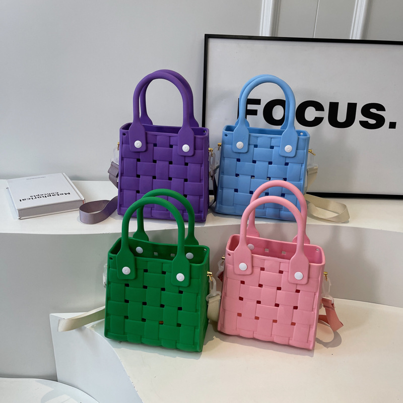 Free Shipping Designer Bag Luxury Bag Korean Style EVA Hole Small Square Bag 2025 Summer Trend New Niche Beach Vacation Shoulder Bag Ins Crossbody Bag