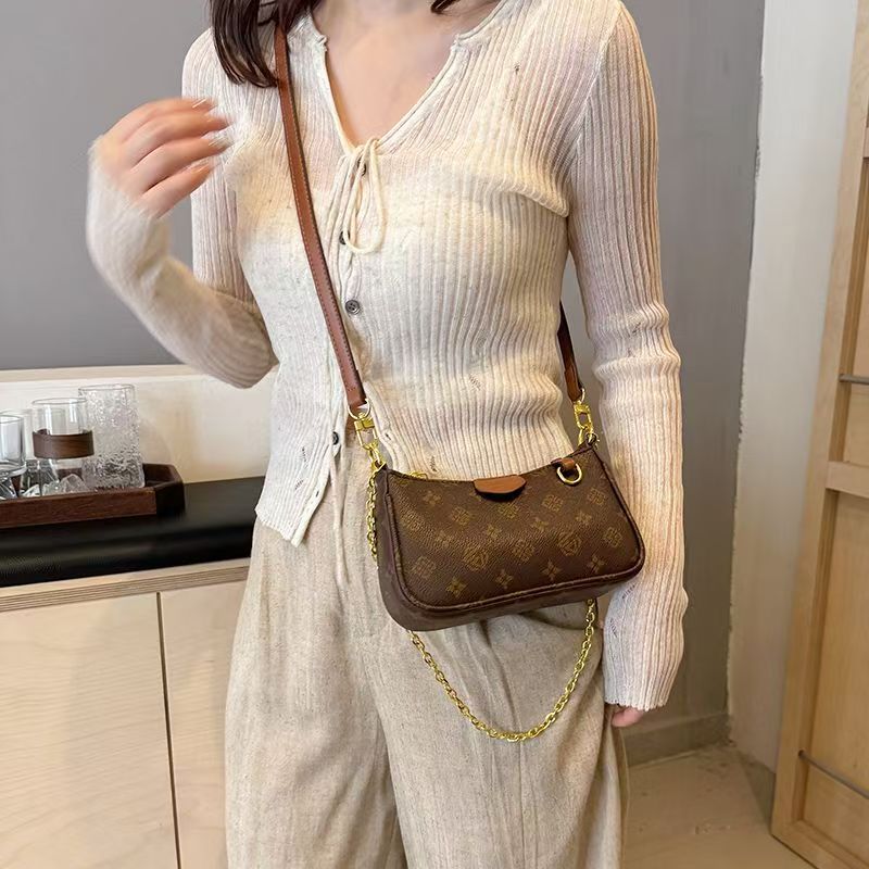 Designer Shoulder Bag Crossbody Bag Luxury Bag Purse Designer Texture Handbag Armpit New Mahjong Bag Temperament Fashion Clash Color Recommended by fr