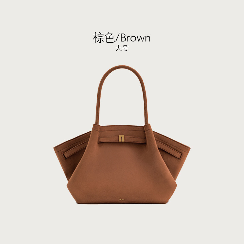 DHAL JWpei Tote 2024 Autumn Winter New High-end Suede designer bags Commuter Large Capacity Handbag Shoulder Dumpling Bag