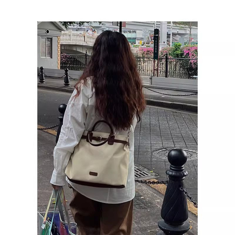 Free Luxury Designer Shipping Backpack Women's 2025 New Trend Large Capacity Multifunctional Briefcase Popular Commuter Handbag Crossbody Bag