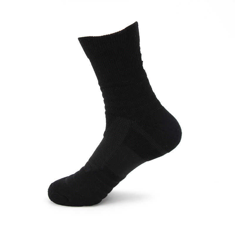 Professional sports socks - short tube, breathable, sweat-absorbent, running socks, anti-slip, shock-absorbing, towel bottom, basketball socks W241010