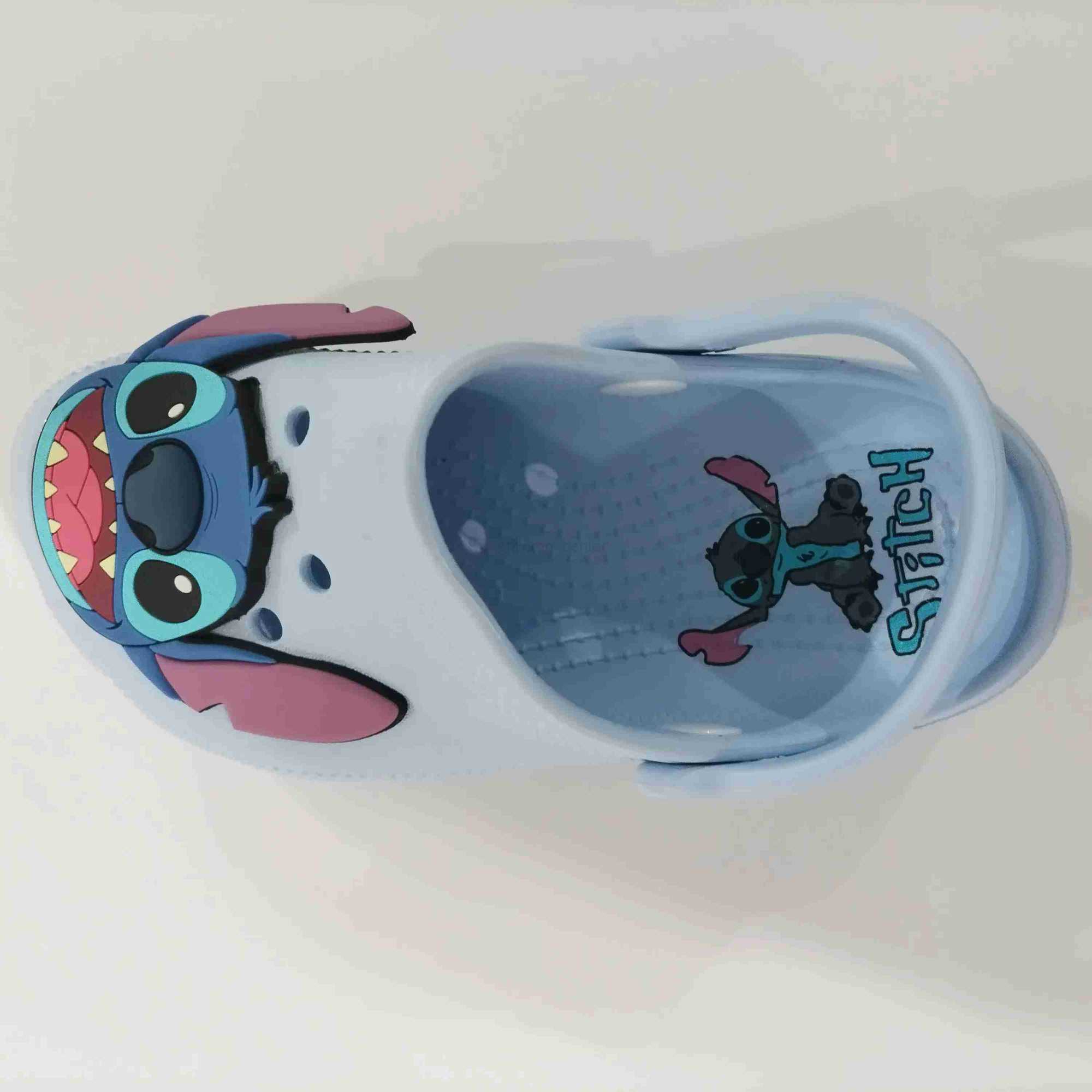 DISNEYNEW Disney Stitch Cartoon Waterproof Slippers Outdoor Sandals Stitch Casual Breathable Ankle-Wrap Eva Shoes Boys Girl Gift W250623