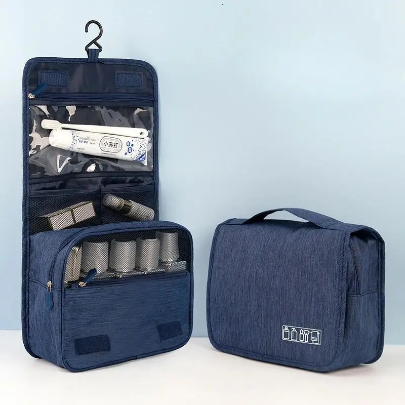 Quality Travel Makeup Bag Waterproof Cosmetic Toiletries Organizer Hanging Dry And Wet Separation Storage High 250612
