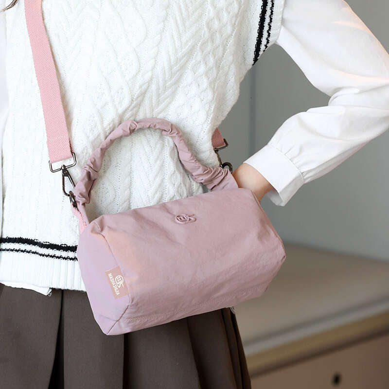 Casual Versatile Small Square for Women 2025 New Korean Style Nylon Fashionable Large Capacity Handheld Crossbody Shoulder Bag