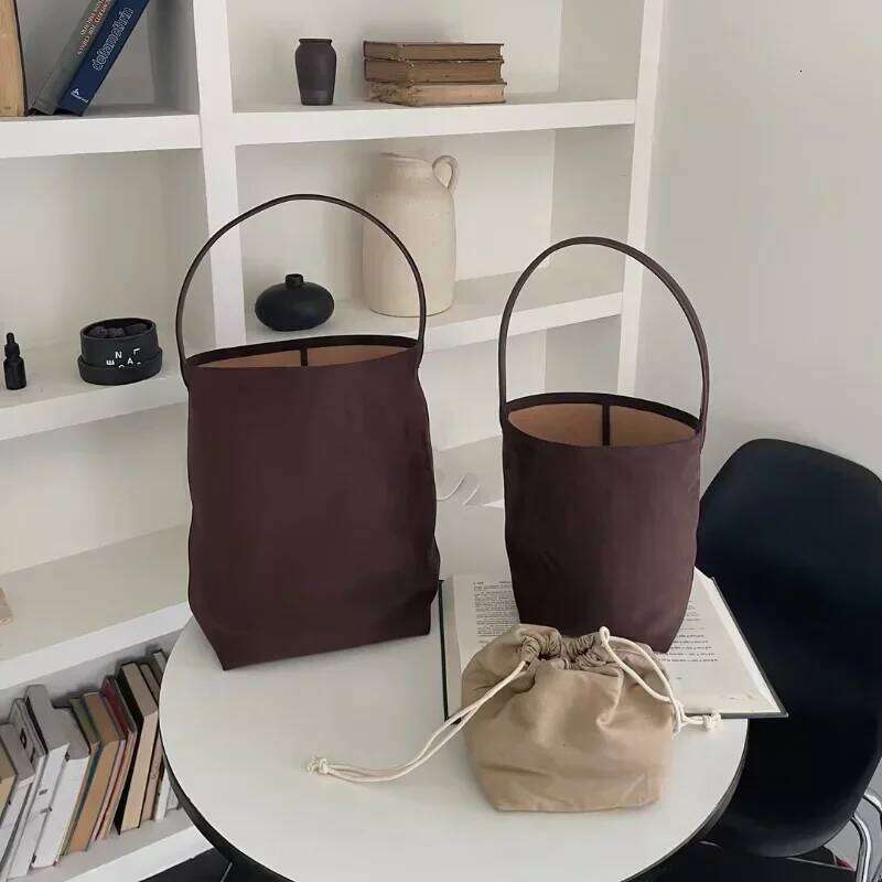 2025 Winter Comfort And Warmth Color Simple Tote All-Match Matte Thick Suede Leather Women Handbag Armpit Shoulder Bag