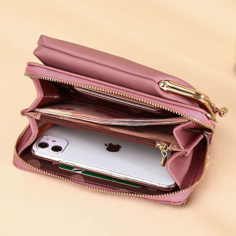 Hot Selling Mobile Phone Korean Style Crossbody Shoulder Small Bag Fashion Multifunctional Women's Embroidered Wallet