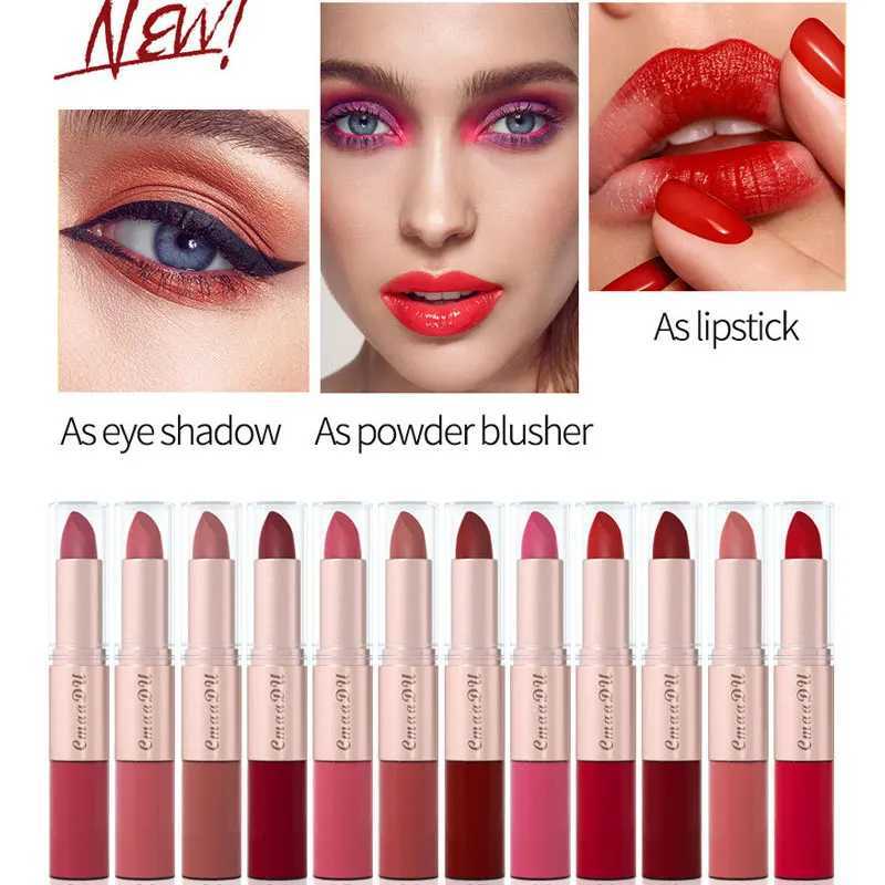 3 PCS Set Double Sided Lipstick Lip Gloss Matte Liquid Lip Tint 24 Hours Water Resistant Korean Cosmetics Makeup For Women XJ250623