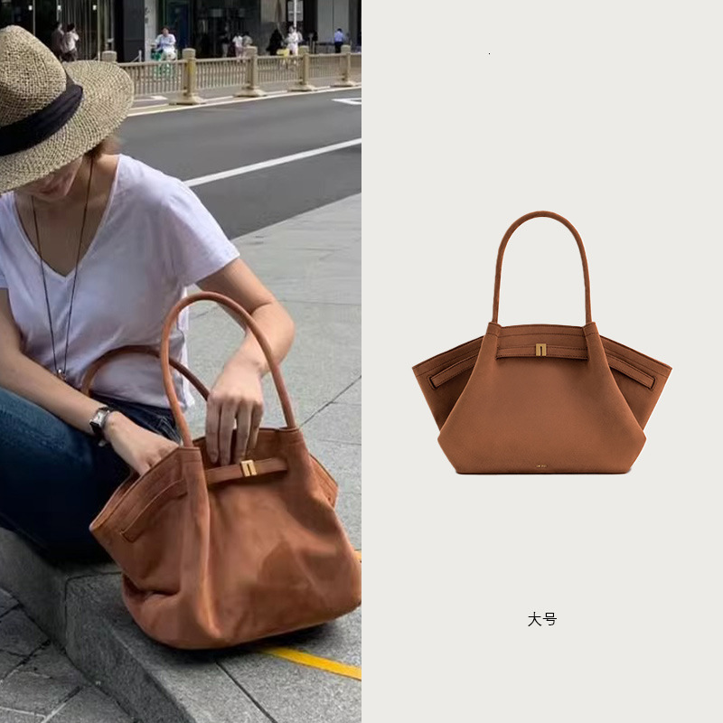 DHAL JWpei Tote 2024 Autumn Winter New High-end Suede designer bags Commuter Large Capacity Handbag Shoulder Dumpling Bag