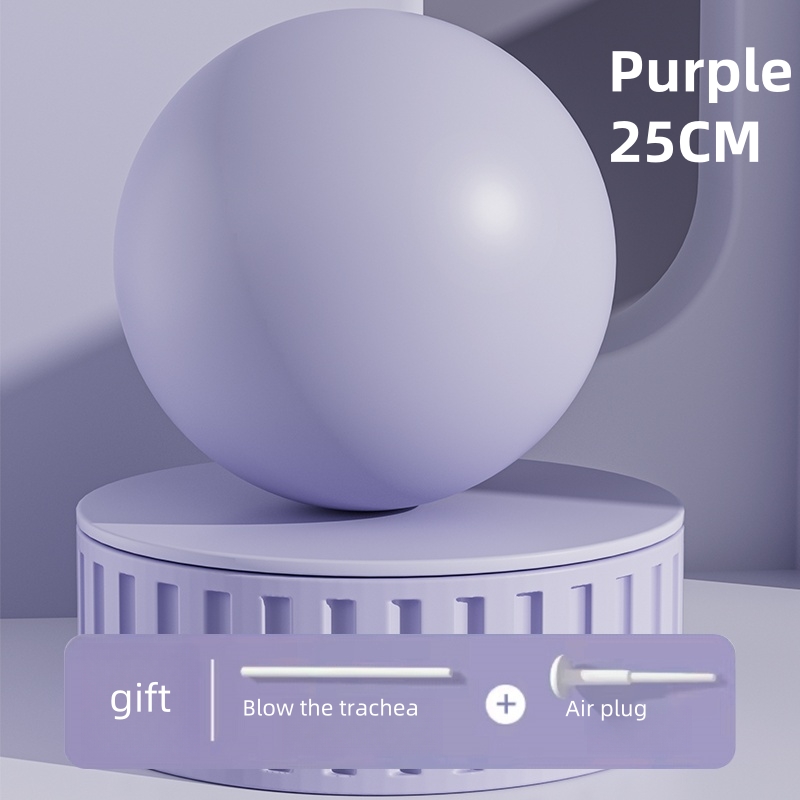 Yoga Ball 25cm Yoga Fitness Equipment Mini Ball Pilates Mai Pipe Ball Gymnastics Balance Fitness Hip Ball Pilates Ball Explosion proof Yoga Core Ball 