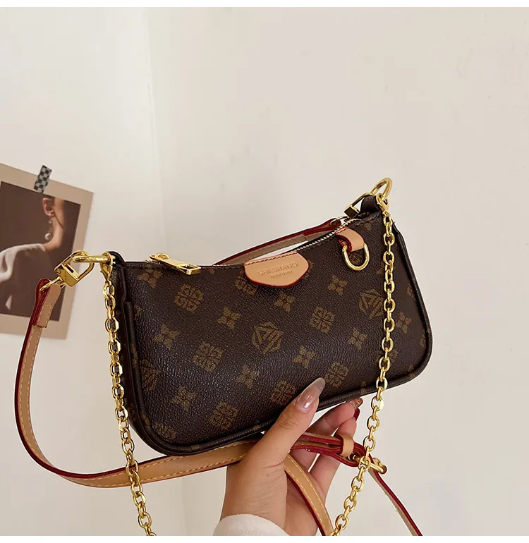 Designer Shoulder Bag Crossbody Bag Luxury Bag Purse Designer Texture Handbag Armpit New Mahjong Bag Temperament Fashion Clash Color Recommended by fr