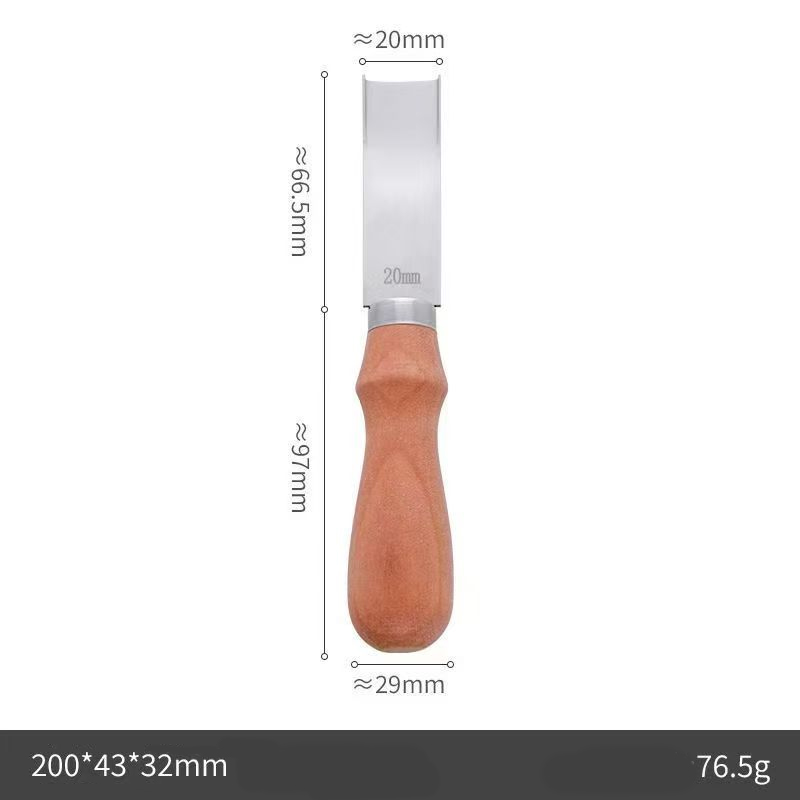 Automotive glass adhesive special scraper, adhesive removal scraper, structural adhesive scraper, U-shaped blade, not easy to damage car paint scraper