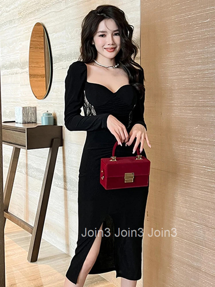 New Fashion Women Evening Dress Mujer Sparkly Bright Silk Sexy Low Cut Bodycon Folds Midi Party Prom Stretchy Robe Femme Vestido