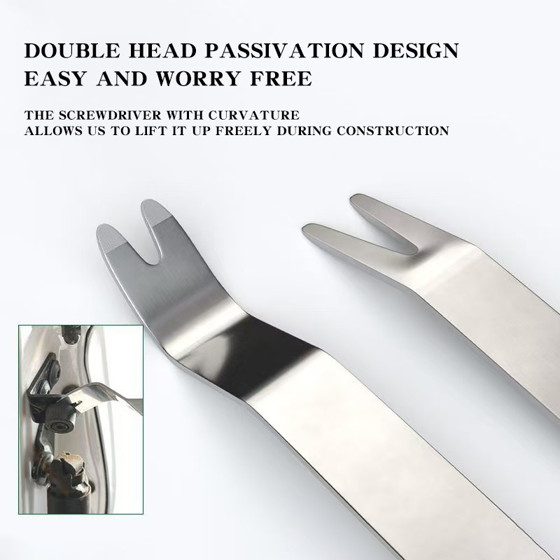 Steel plate buckle screwdriver pry screwdriver car door panel buckle disassembly universal type