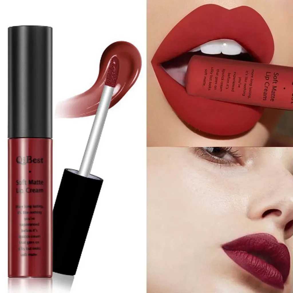 4-color silky texture lip gloss lipstick lightweight breathable color rendering rich waterproof easy to apply lip gloss XJ250623