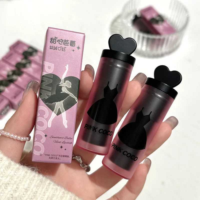 5 Colors Velvet Matte Lipstick Waterproof Rose Purple Lipsticks Nude Red Lipgloss Long Lasting Non-stick Cup Sexy Women Cosmetic XJ250623