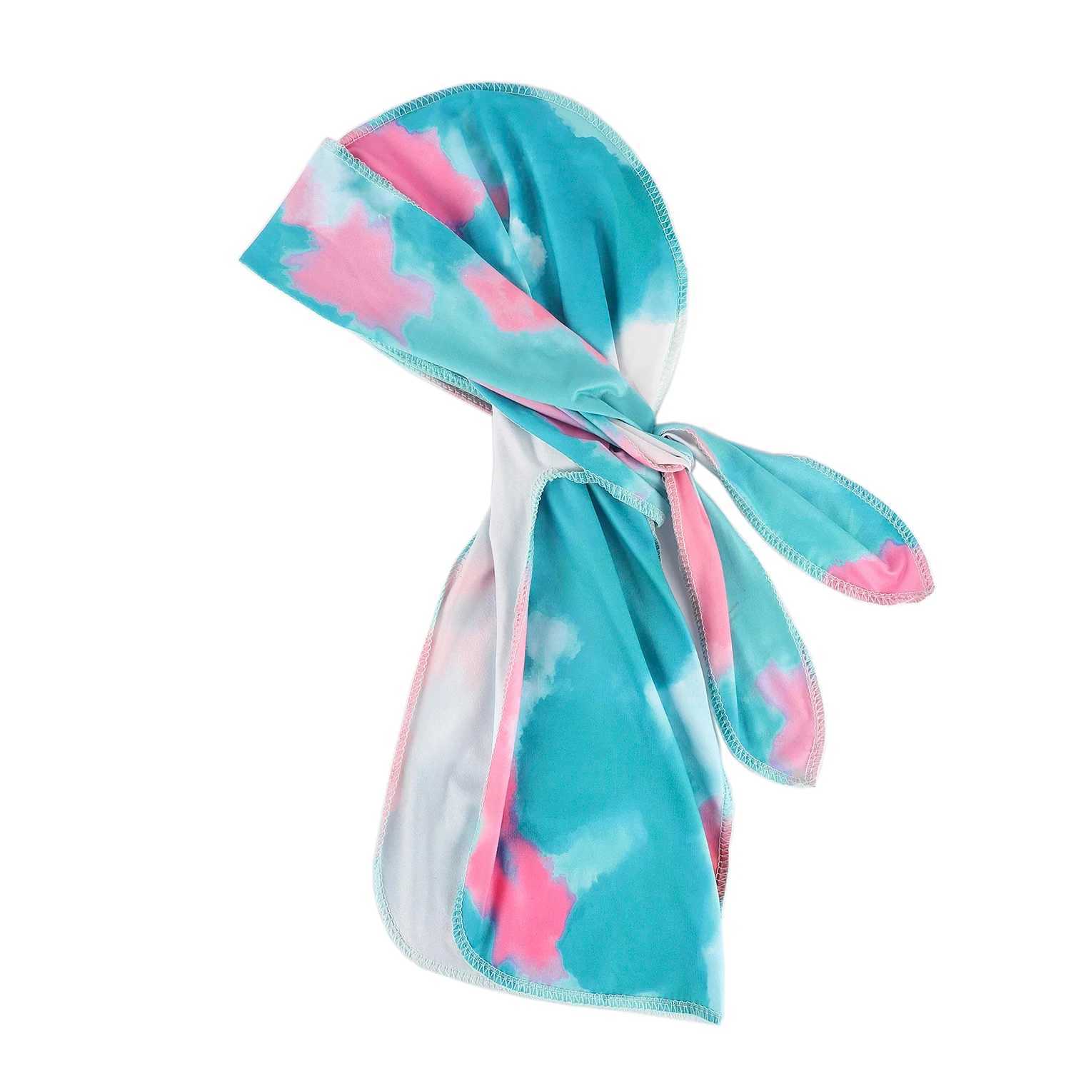 Fashion Camo Mens Silky Durags Turban Print Unisex Silk Durag Headwear Bandans Headband Hair Accessories Pirate Hat Waves Rags M250623