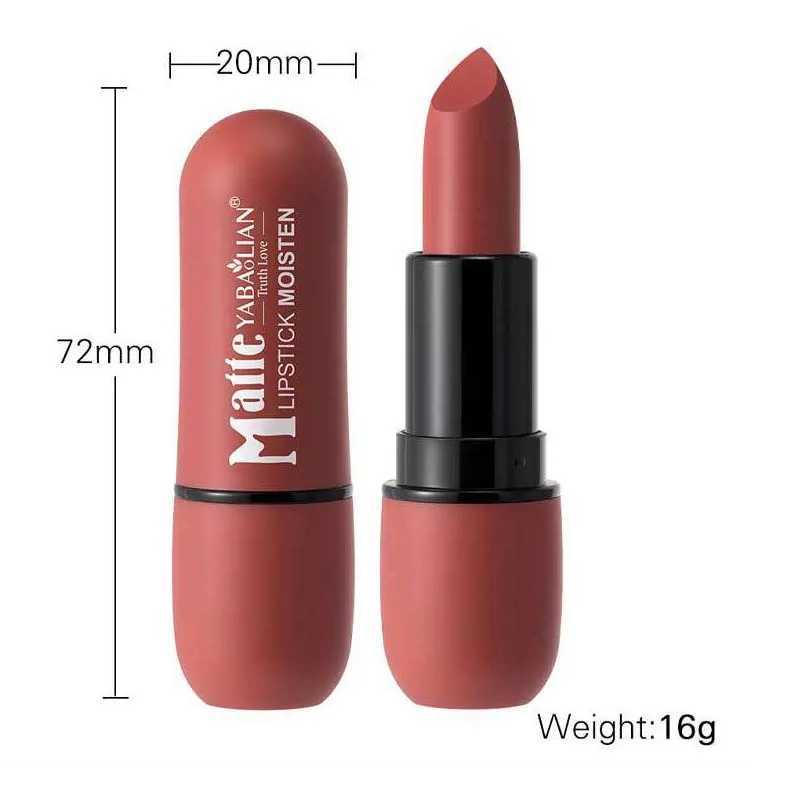 6-Color Matte Lipstick Velvet Lip Color Smooth Waterproof Long-Lasting Lip Makeup XJ250623