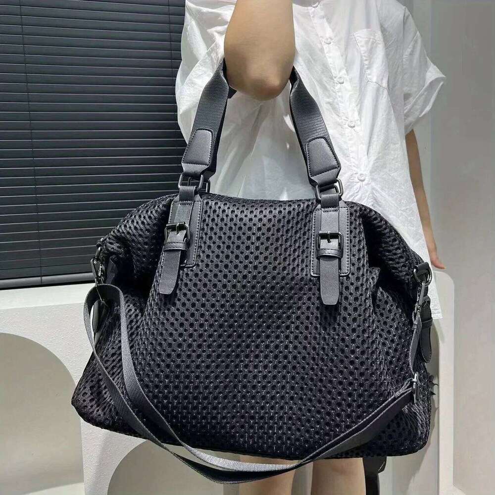 Designer Bag Women's Travel Simple Leisure Vacation Large Waterproof Nylon Mesh Shoulder Messenger Bag