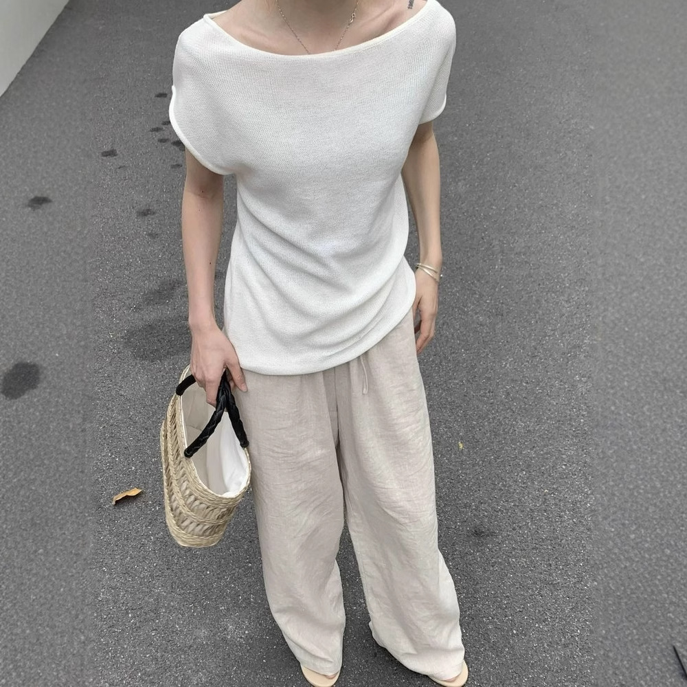 Dj288 Korean tops design niche loose slim casual