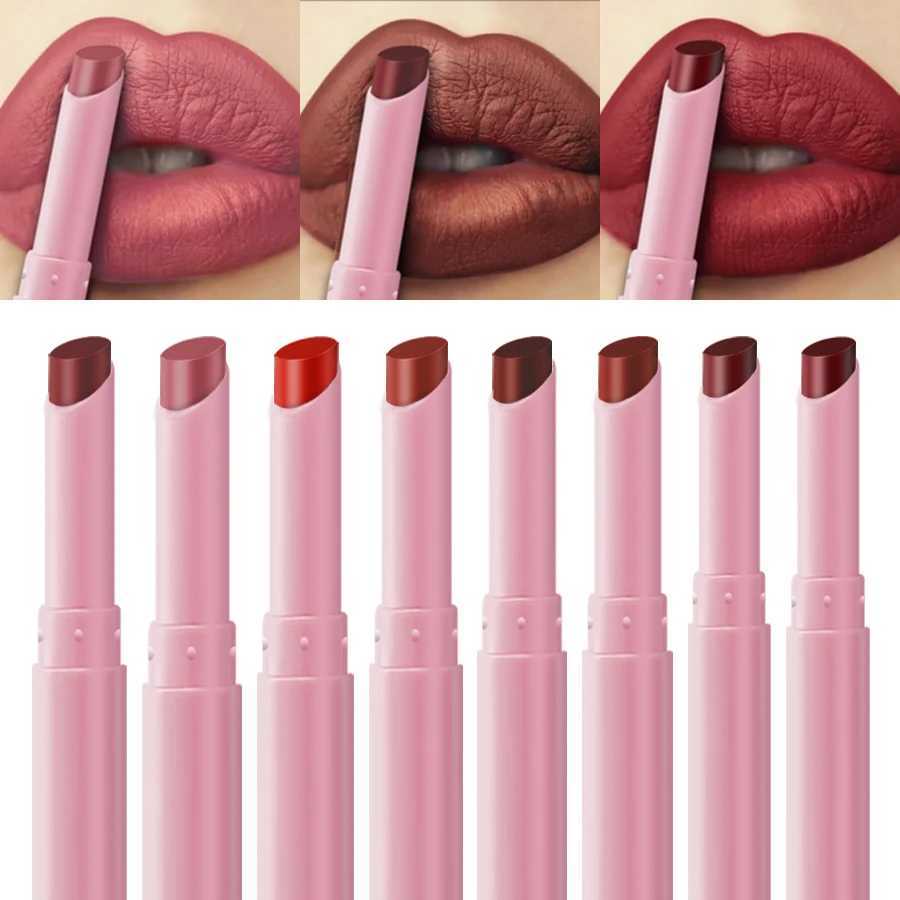 15 Color Cigarette Velvet Matte Waterproof Lipstick Long-lasting Lip Gloss Lip Makeup Red Brown Pink Lip Liner Pen Lip Tint XJ250623