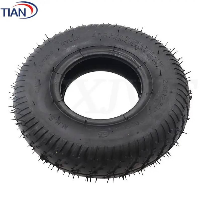 2.80 / 2.50-4 tire hub wheel 8 inch pneumatic suitable for electric scooter chair trolley