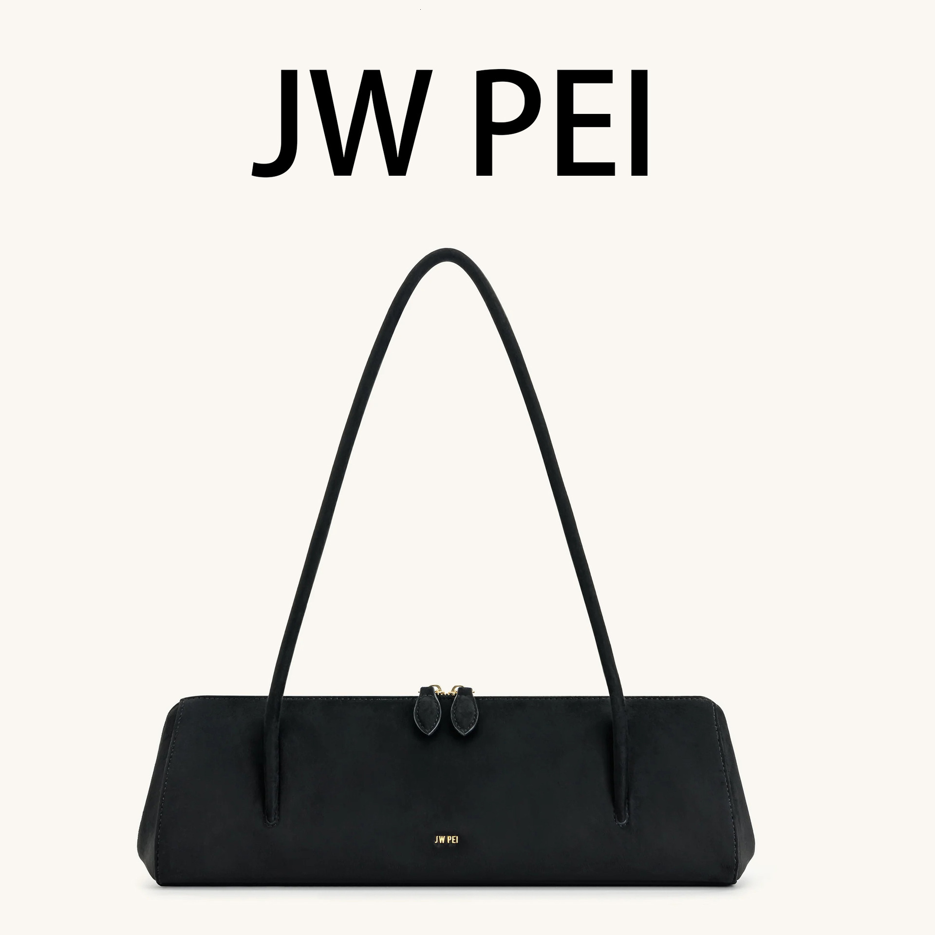 DHAL JWpei Baguette 25 New Niche Design French designer bags Sausage Suede Nubuck Single Shoulder Underarm Bag for Women