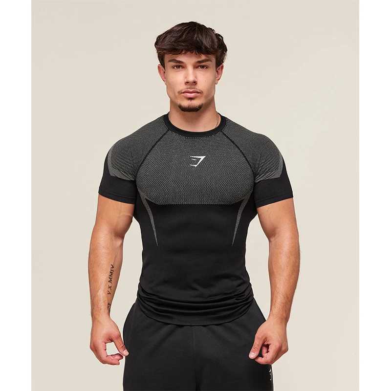 2025 Superhero Fitn round Ne Qui Dry Tight T-shirt Mens Casual Comfortable Breathable ort Sve Polyester Gym t-shirt X2506233