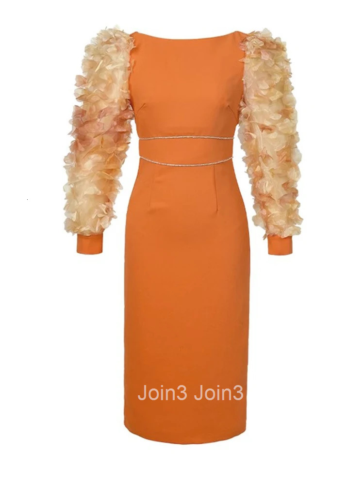 New Fashion Spring Autumn Formal Long Dress Women Clothing Elegant Luxury Chic O-Neck Skinny Midi Party Prom Mujer Robe Vestidos