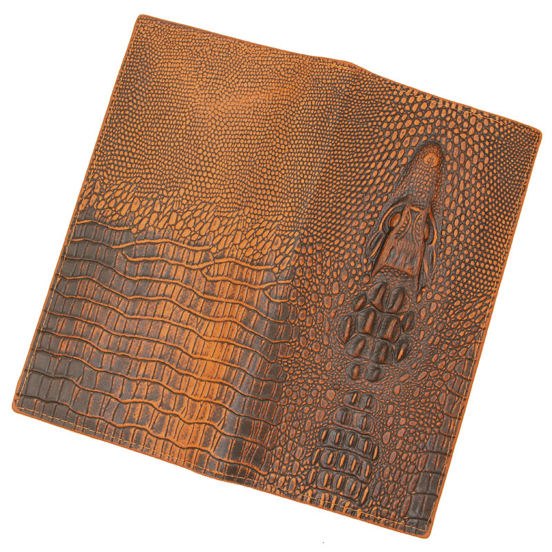 Free Shipping 2025 New Designer Bag Menbense Men's Wallet Long Business Crocodile Pattern Multi-functional Large Capacity Trendy Wallet Factory D