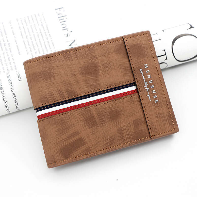 Feng Sanding Hinge Men's Short Large Capacity 70% off Coin Pouch Multiple Card Slots ID Wallet