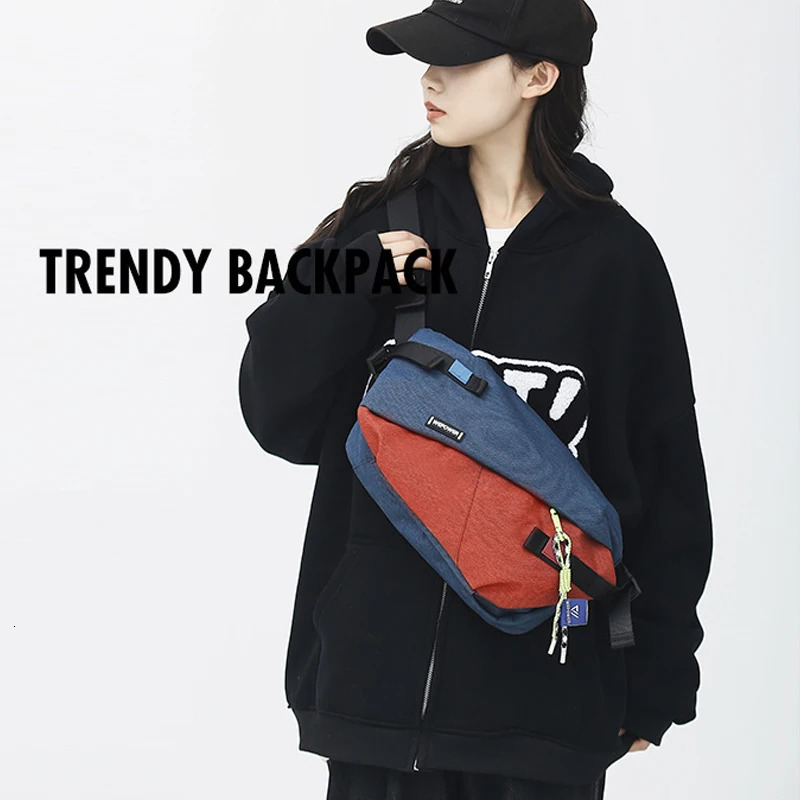 High Quality Nylon Panelled Waist Packs 2024 Unisex Chest Pack Casual Outdoor Travel Crossbody Bag Men Wasit Belt Bags 250612