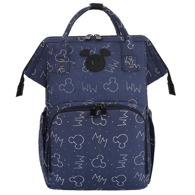 DISNEYMickey Mouse Diaper Bag Backpacks Luxury Brand Fashion Maternity Bags Large Capacity Multifunctional Baby Diaper Bags W250623