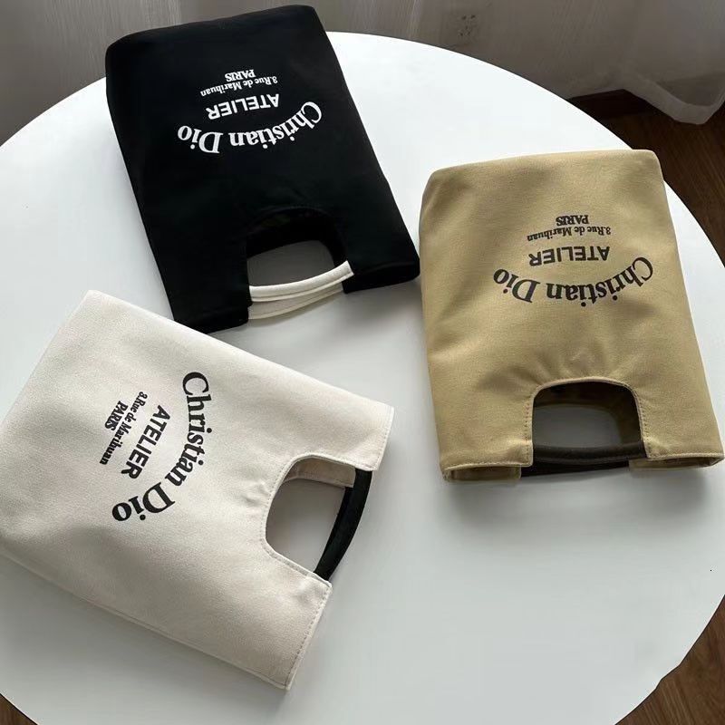 Women's Canvas Bag Handbag Free Shipping Designer Fashion Work Makeup Mommy Bag Student Lunch Box Designer Bag Bucket Lunch Box Casual Cloth Bag