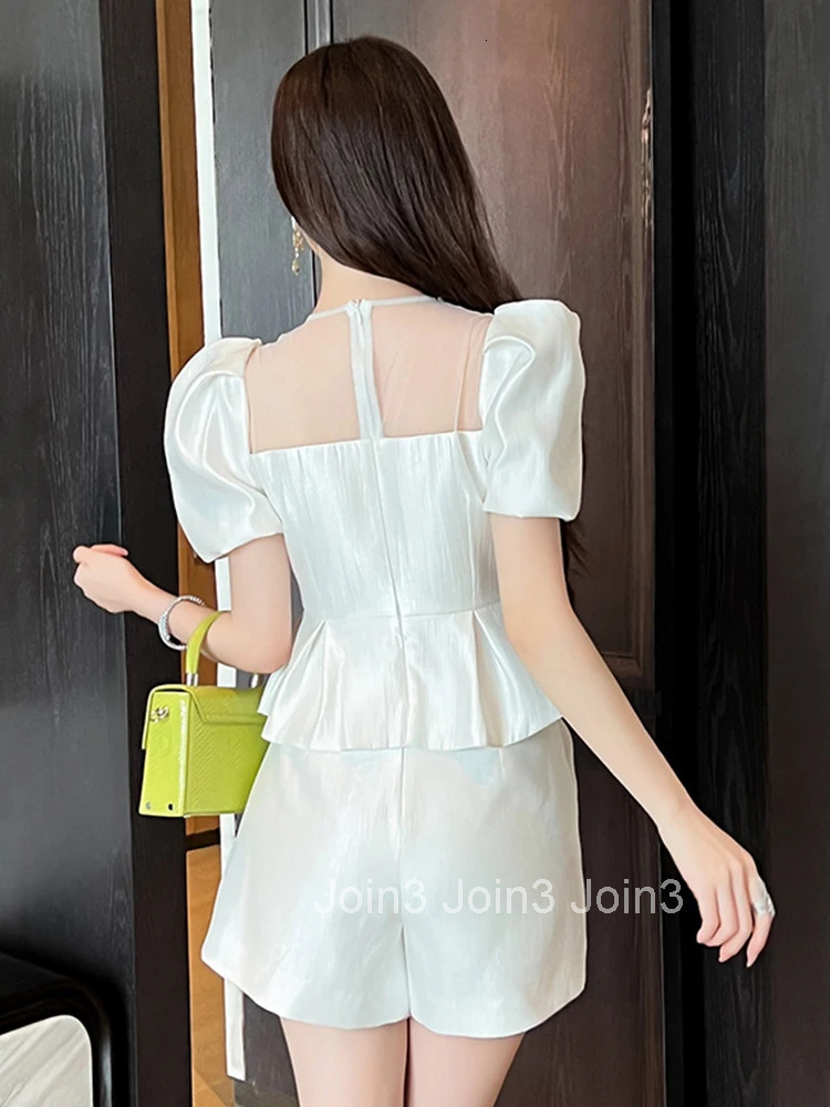 New Summer Satin Solid Short Pants Women Mujer Casual Simple High Waist High Waist Pocket Shorts Street Clothes