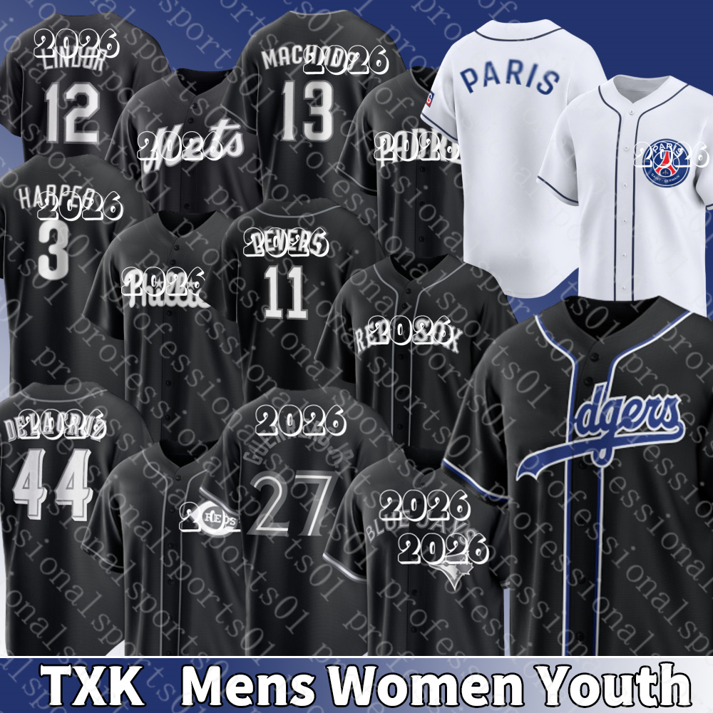 red sox Yankees Dodgers jersey Phillies jersey Mets Braves reds Mariners Padres Angels Guardians Blue Jays Lights Out Replica jersey Acuna Jr. Shohei Ohtani jersey