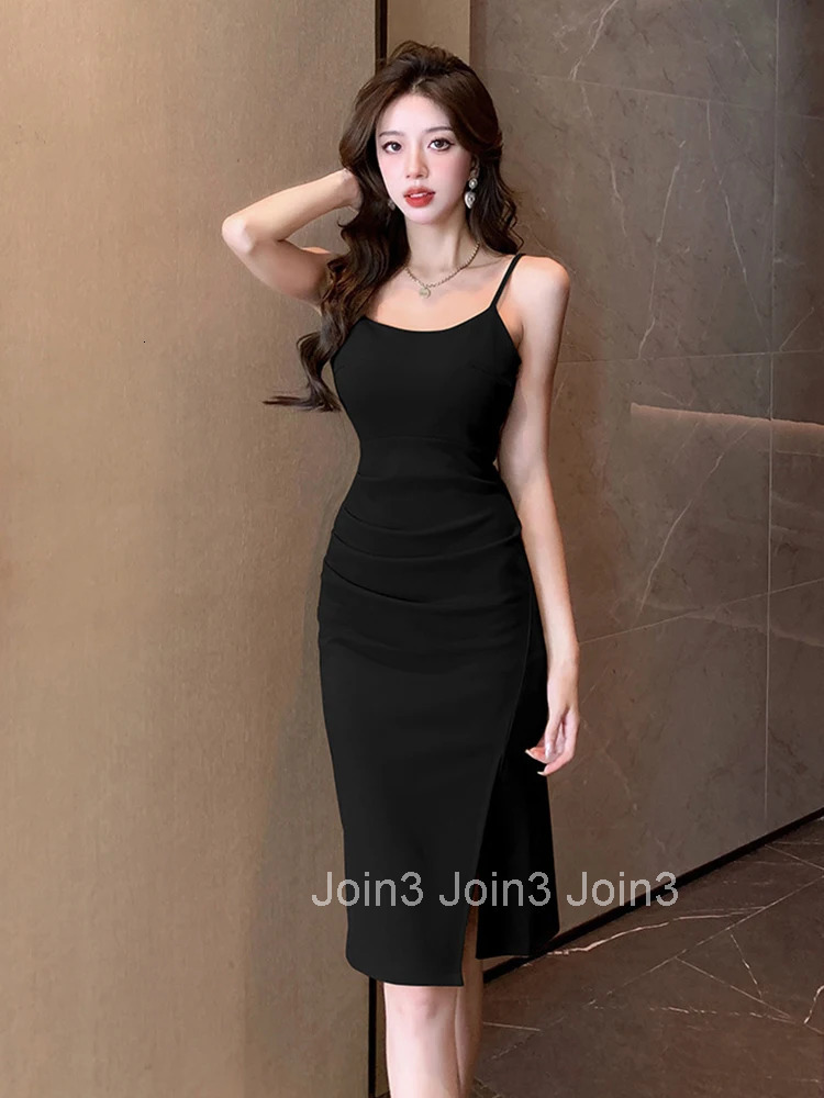 New Spring Autumn 2 Pieces Outfit Suits Women Ladies Clothes Elegant Short Jacket Coat Blazer And Strap Slim Midi Robe Dress Set