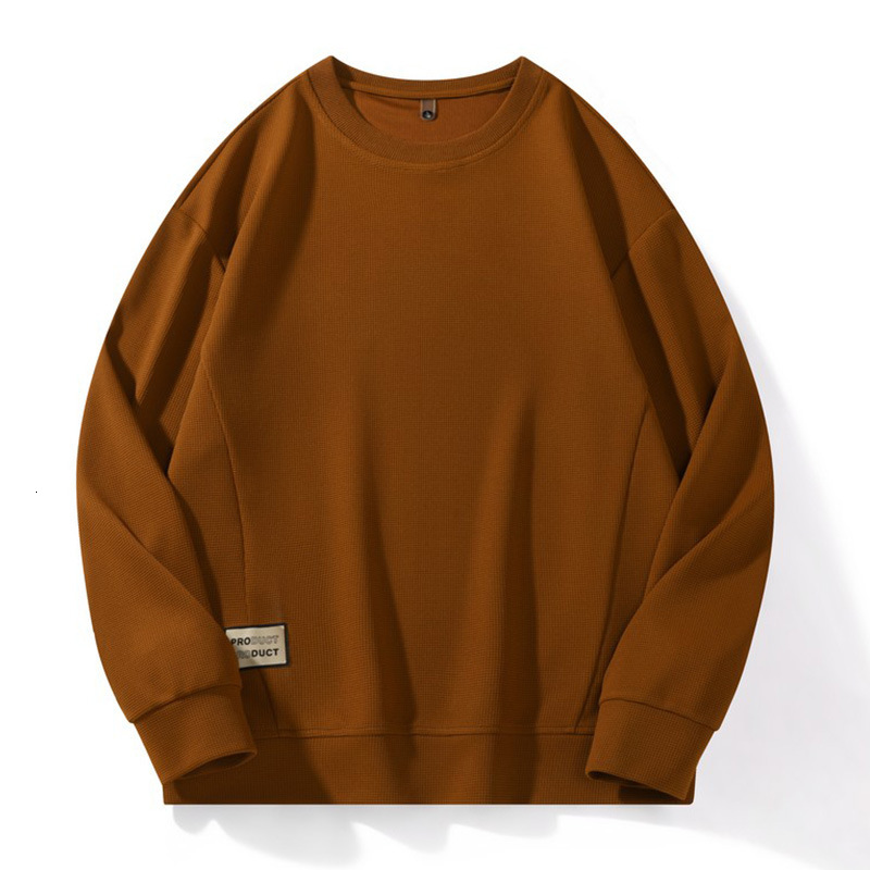 Autumn Winter New Plus Size Sweatshirt for Big and Tall Men Long Sleeve Versatile Crew Neck Pullover Oversized Top Men's Clothing
