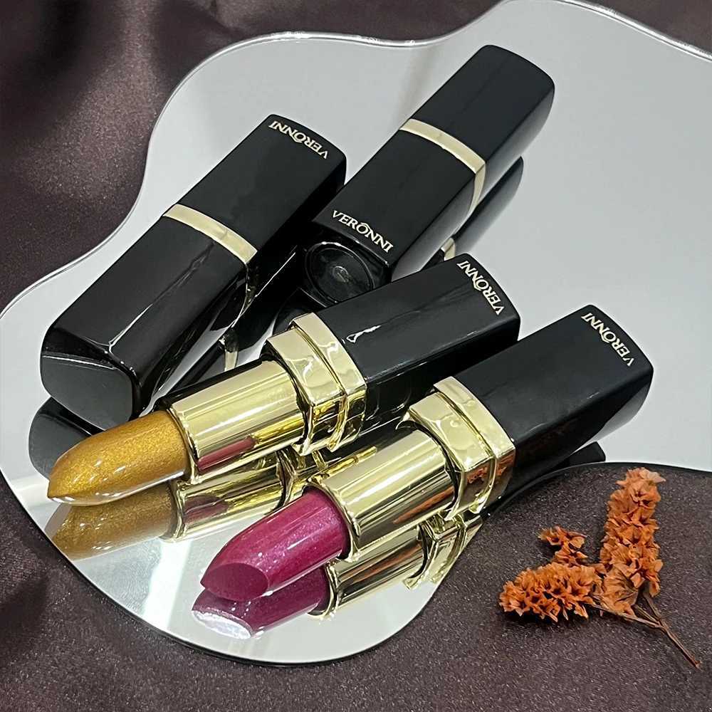 Diamond Shimmering Lipstick Set High Pigmented Glitter Metallic Lipstick Glitter Lipgloss Lips Makeup Cosmetics Sexy Make Up XJ250623