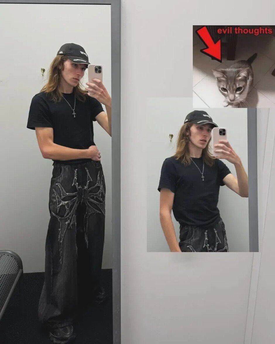 Men's Jeans Y2K Baggy Jeans Vintage Splicing Embroidery Pattern High Quality Jeans Hip Hop Gothic Streetwear Men Women Casual Wide Leg Jeans