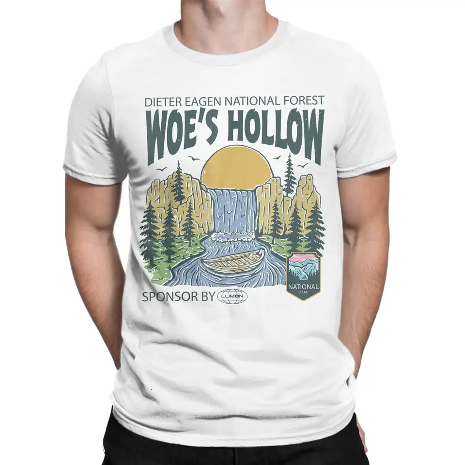 Men Severance Lumon Woes Hollow T Shirt Macrodata Refinement Cotton Clothes Short Sleeve Crewneck Tees Plus Size T-Shirt 250616