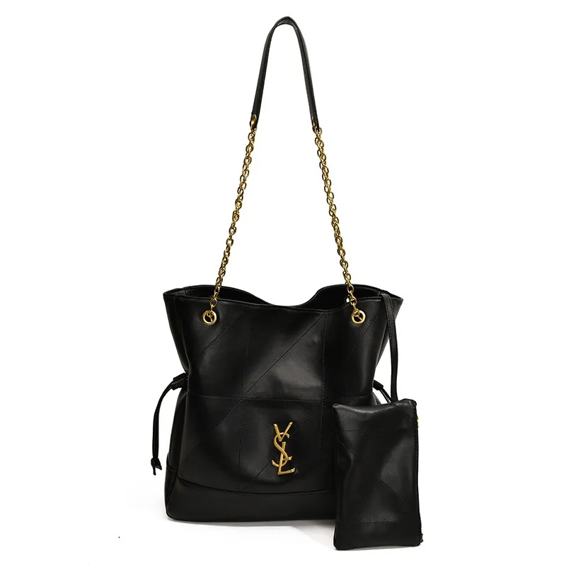 Designer Bag Luxury Bag Shoulder Purse Tote Classic Shoulder Bag Women S Tramp High Quality Leather Crossbody Black Large Capacity Shopping Handbag A