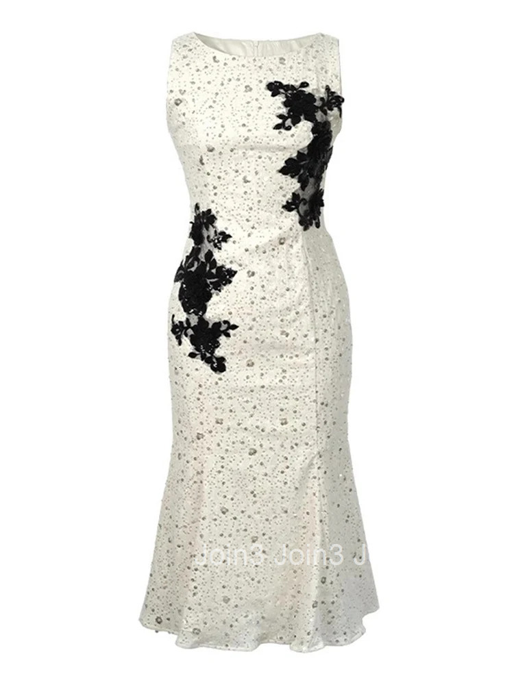 Summer White Evening Long Dress Women Elegant Pretty Chic Sparkly Sequin Sleeveless Bodycon Midi Prom Robe Femme Mujer Vestidos