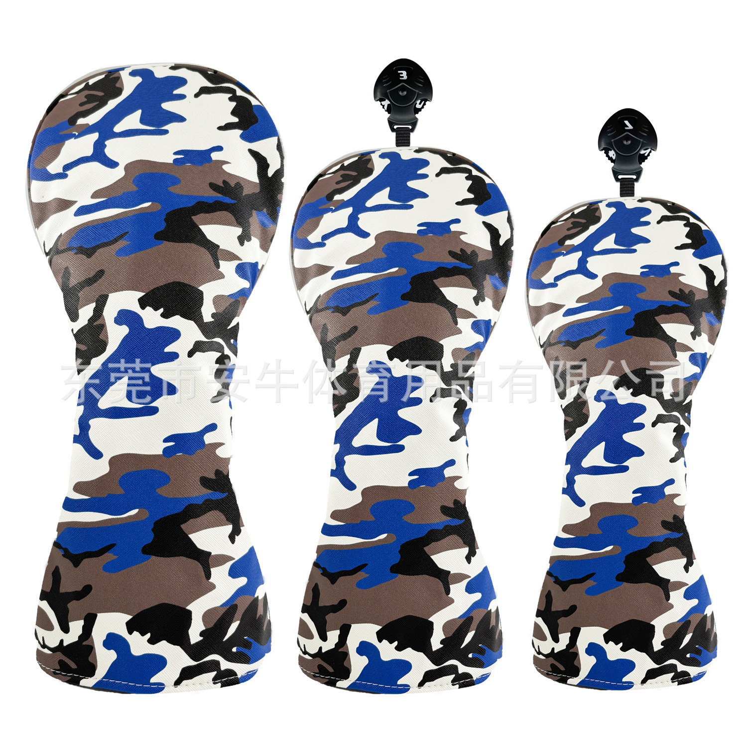 Waterproof Camo Golf Wood Headcover Fairway Club Head Covers Case Protector 240909