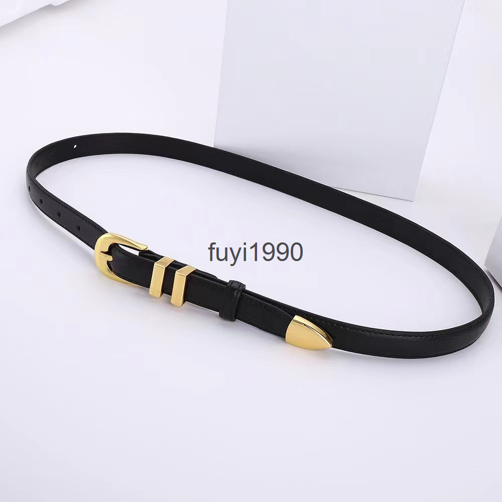 Designer Belt For Women Dermis Versatile Fashionable Minimalist Designer Belt Black Brown Belts Outdoor Street Belts Gold Buckle Fashion Jeans Belts