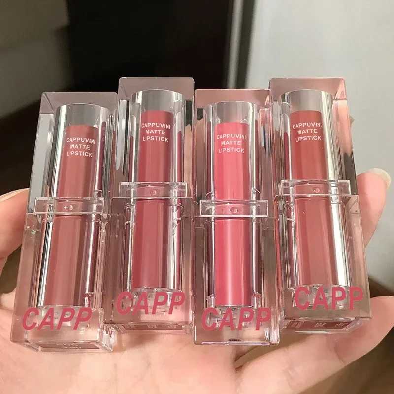 Transparent Acrylic Lipstick 6Colors Lip Stick Sexy Woman Velvet Matte Lipgross Tint Long Lasting Waterproof Lip Makeup Cosmetic XJ250623