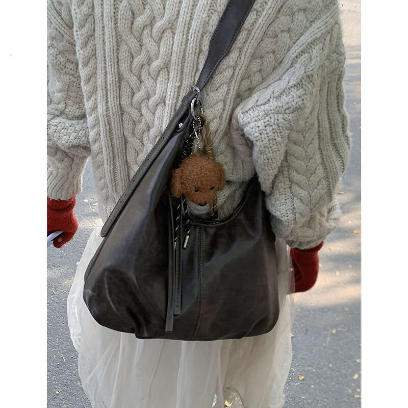 Post-Apocalyptic Style Tote 2025 Spring Summer New Trendy Fashion Large Capacity Crossbody Melard Shoulder Bag for Women