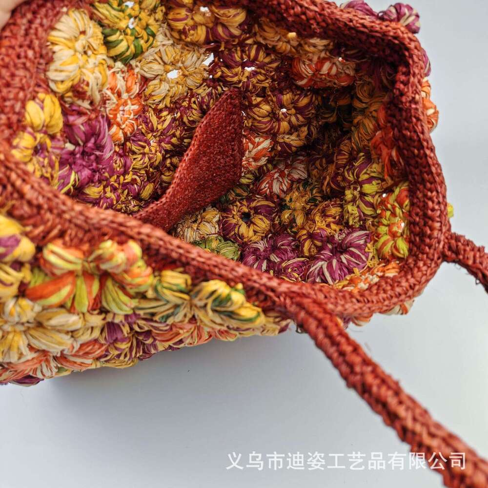Beach Bag Luxury Straw Bag Straw Tote Spring Color Block Raffia Woven Women S Handbag Ins Vacation Style Beach Casual Travel Straw Bag