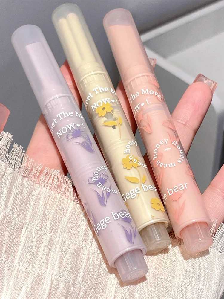 Gege Bear Floral Whisper Moisturizing Mirror Shine Lipstick Glossy Jelly Finish Heart-Shaped Bullet Hydrating Lip Balm XJ250623