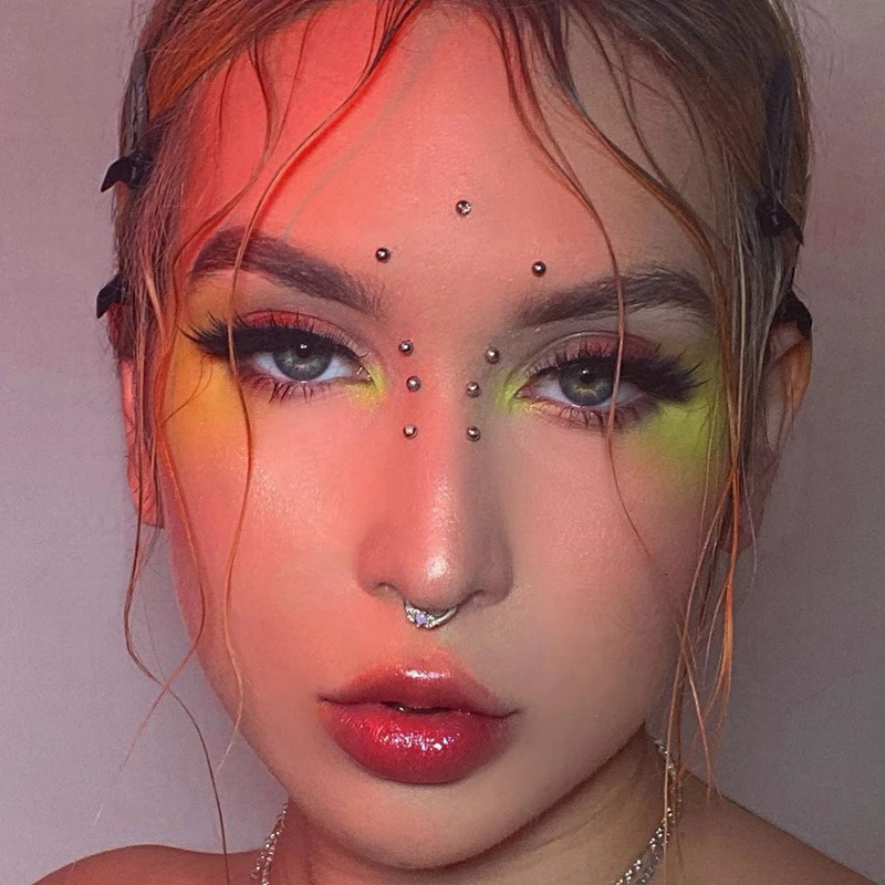 Arrival Lip Ring Stud Nose Eyebow Dimple Sticker Face Piercing Body Jewelry Stainless Steel 20PCs Ball 250613